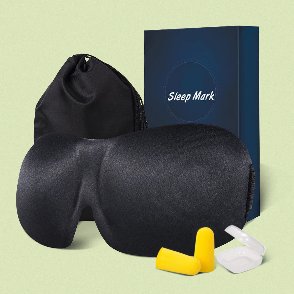 3D Sleep Mask – 100% Blackout Eye Cover