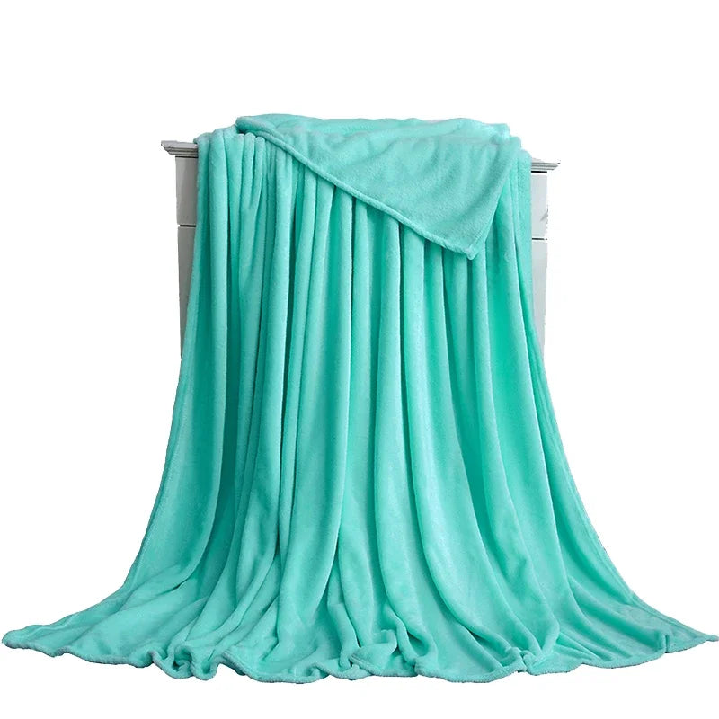 Coral Fleece Lightweight Throw Blanket