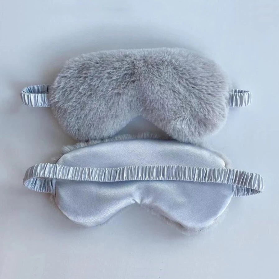Cute Plush Sleeping Mask – Soft Eye Cover
