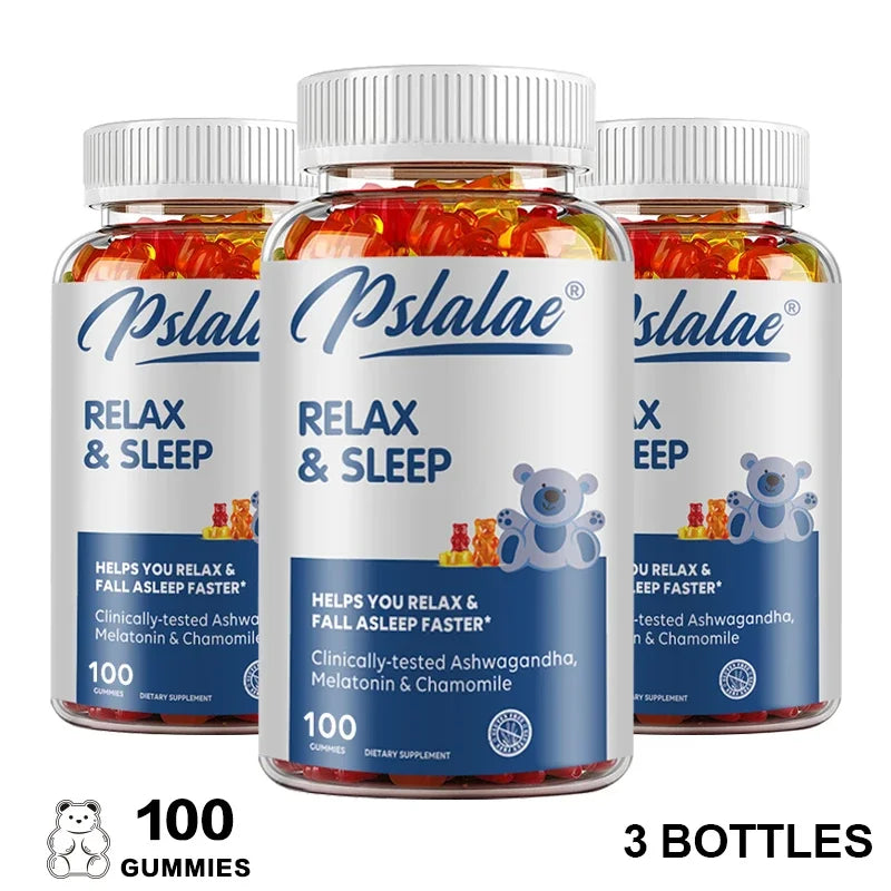 Relax & Sleep Supplement with Melatonin & Ashwagandha