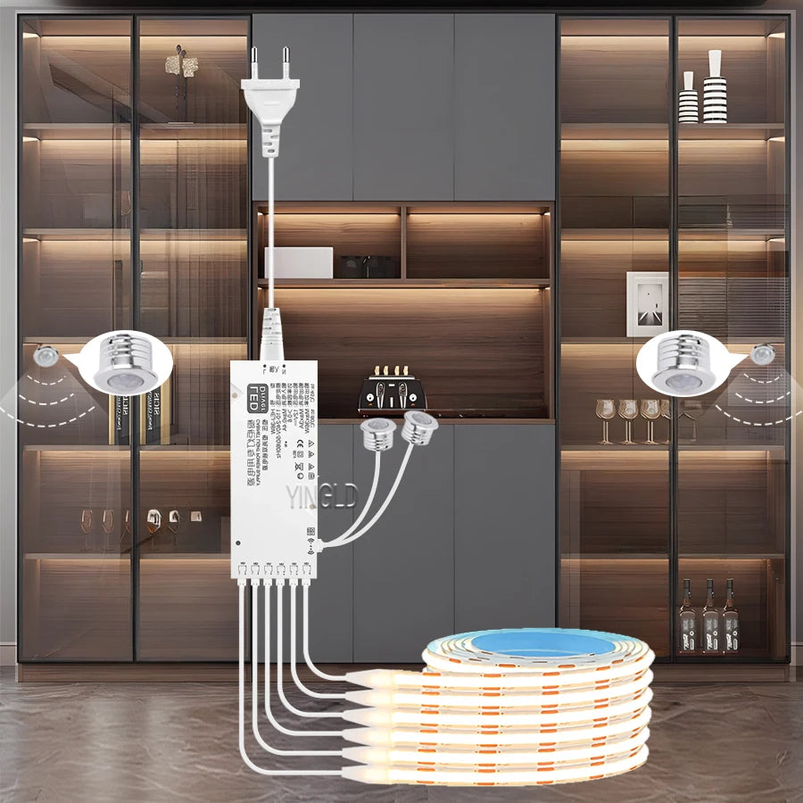 Motion Sensor COB LED Strip Light