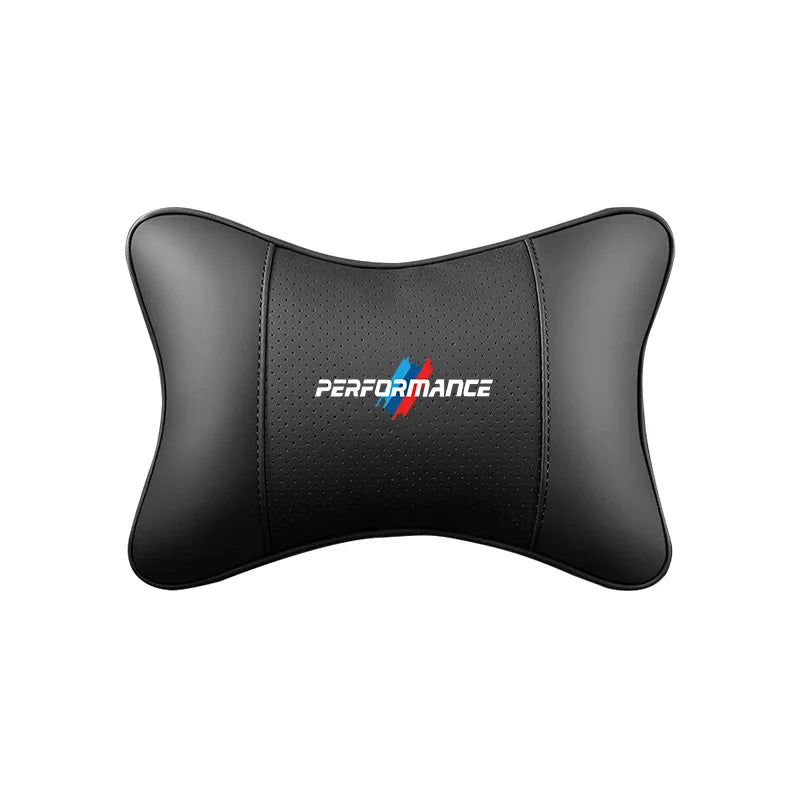 Leather Car Headrest Neck Pillow for BMW