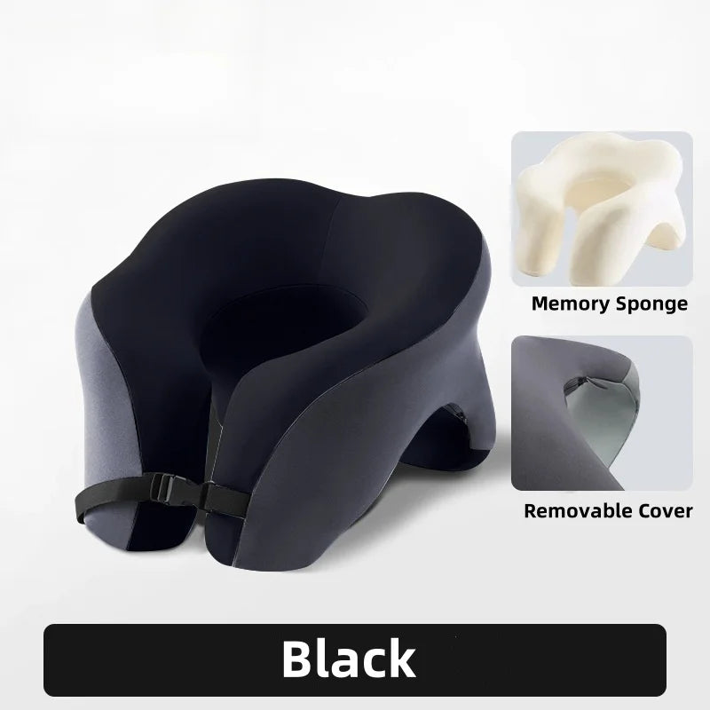 Portable Memory Foam U-Shaped Travel Pillow