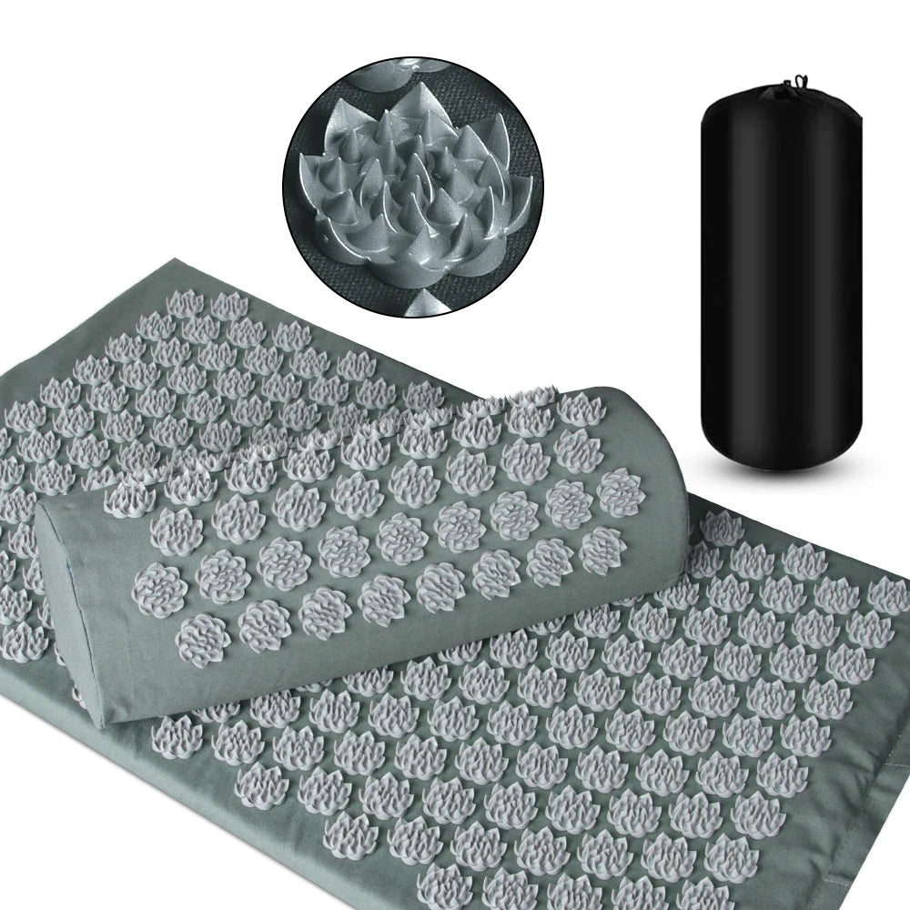 Shiatsu Acupressure Mat & Massage Pillow