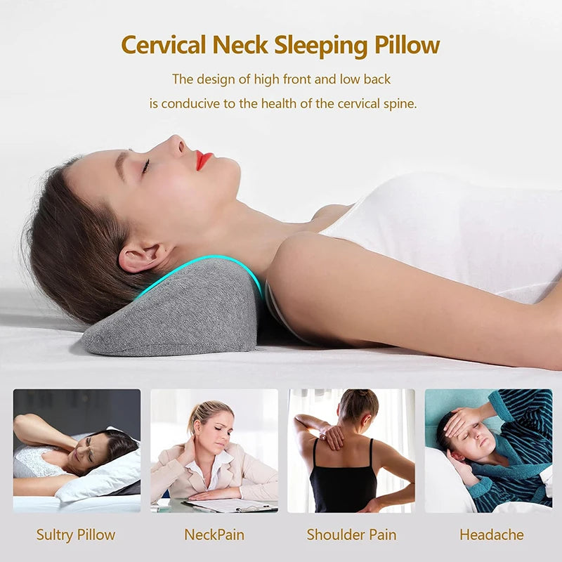 Memory Foam Cervical Neck Pillow