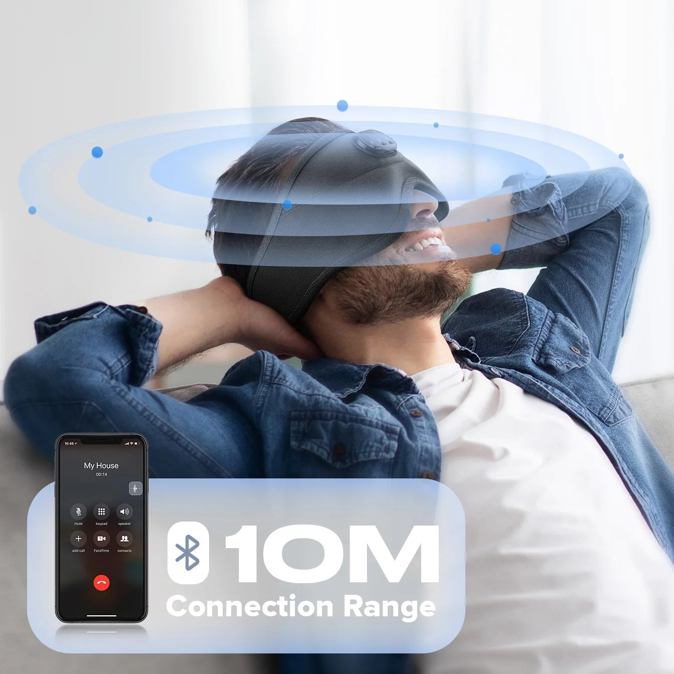 Bluetooth 3D Sleep Mask with Music