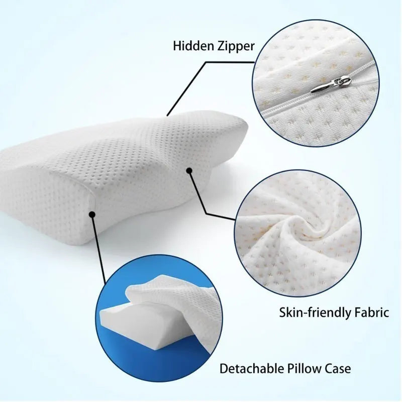 Butterfly Memory Foam Neck Pillow