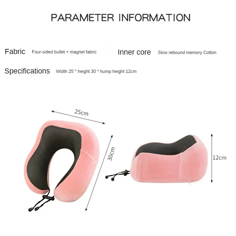 U-Shaped Memory Foam Travel Neck Pillow