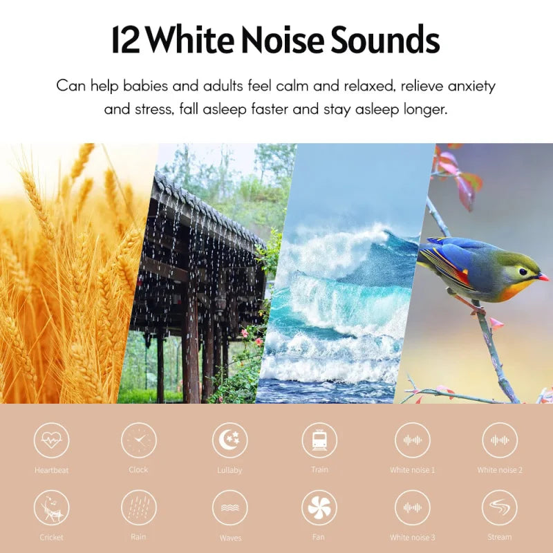 Portable White Noise Machine for Baby Sleep