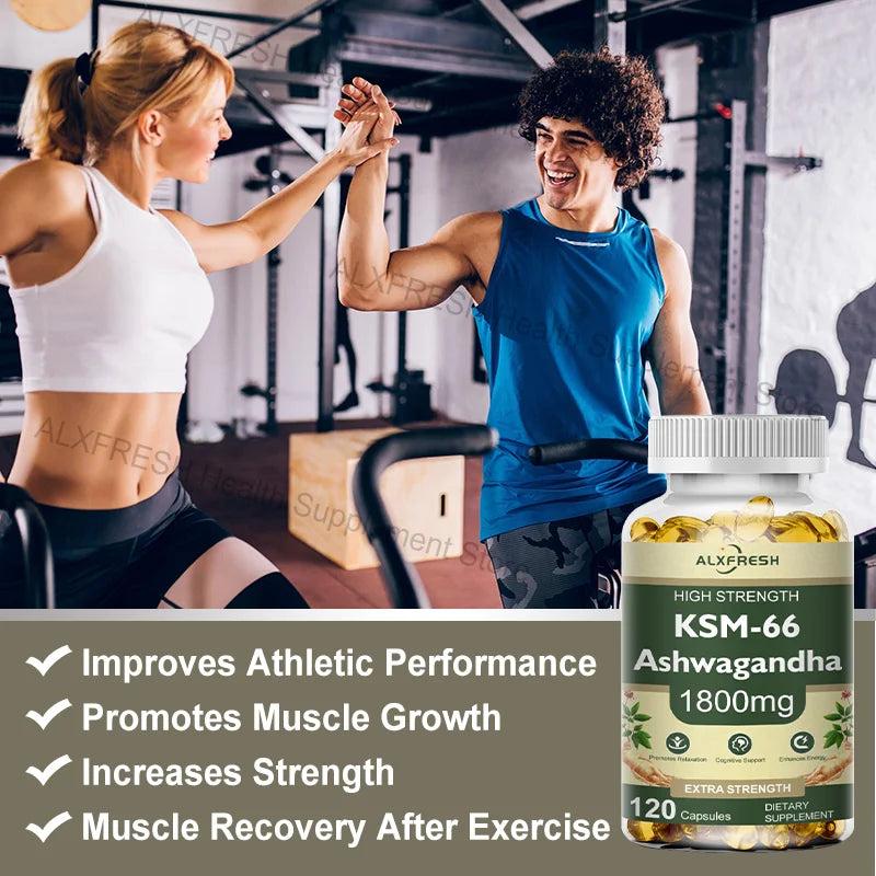 Ashwagandha Capsules for Stress & Energy