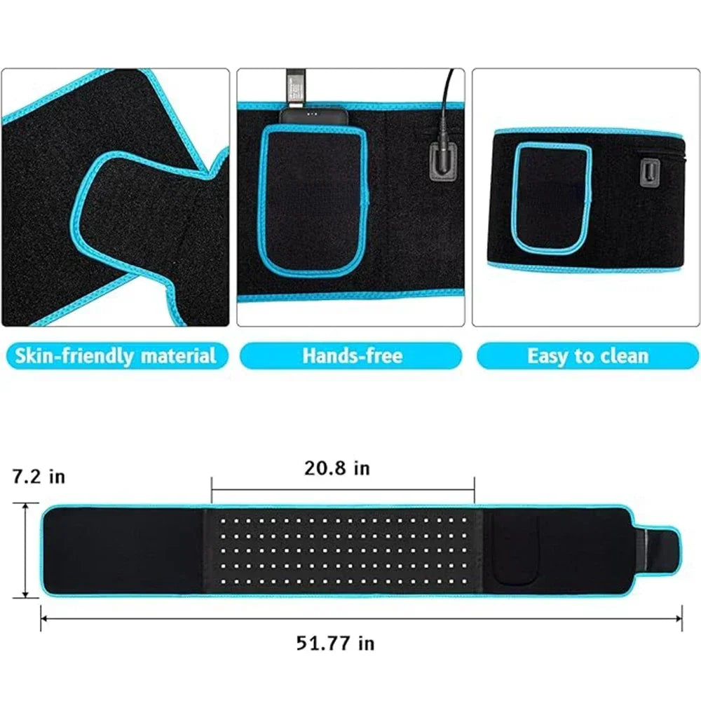Near Infrared Red Light Therapy Belt