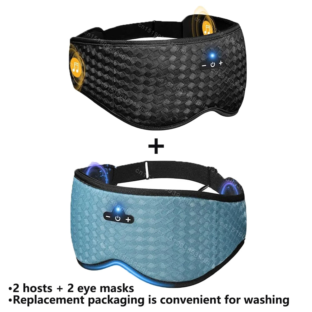 3D Bluetooth Sleep Mask – Headphones Eye Cover