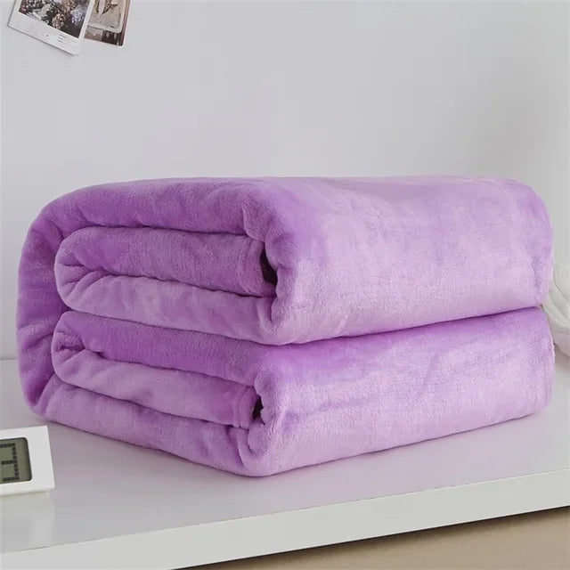 Coral Fleece Lightweight Throw Blanket