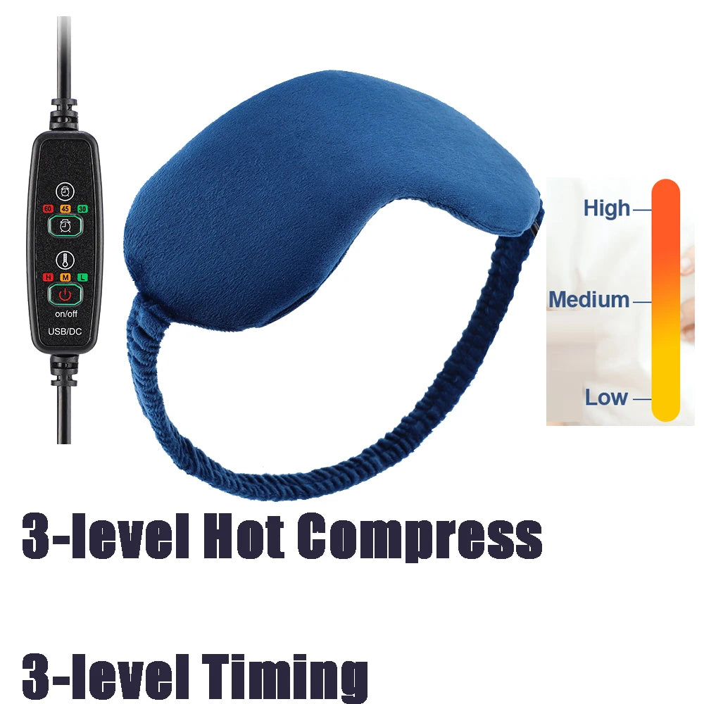 3-Level Heated Steam Eye Massage Mask