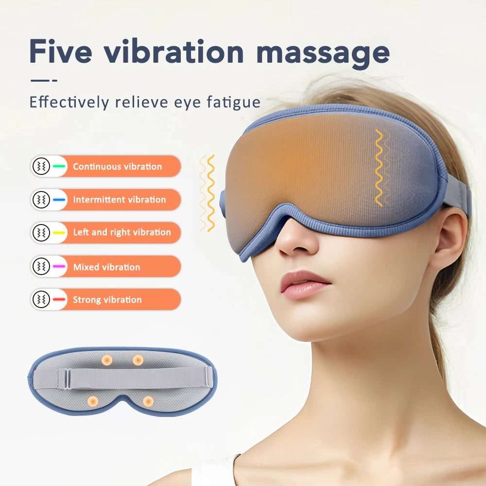 3D Massage Hot Compress Sleep Mask