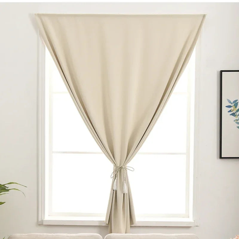 No-Drill 99% Blackout Short Curtains