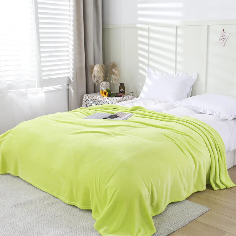 Super Soft Flannel Throw Blanket