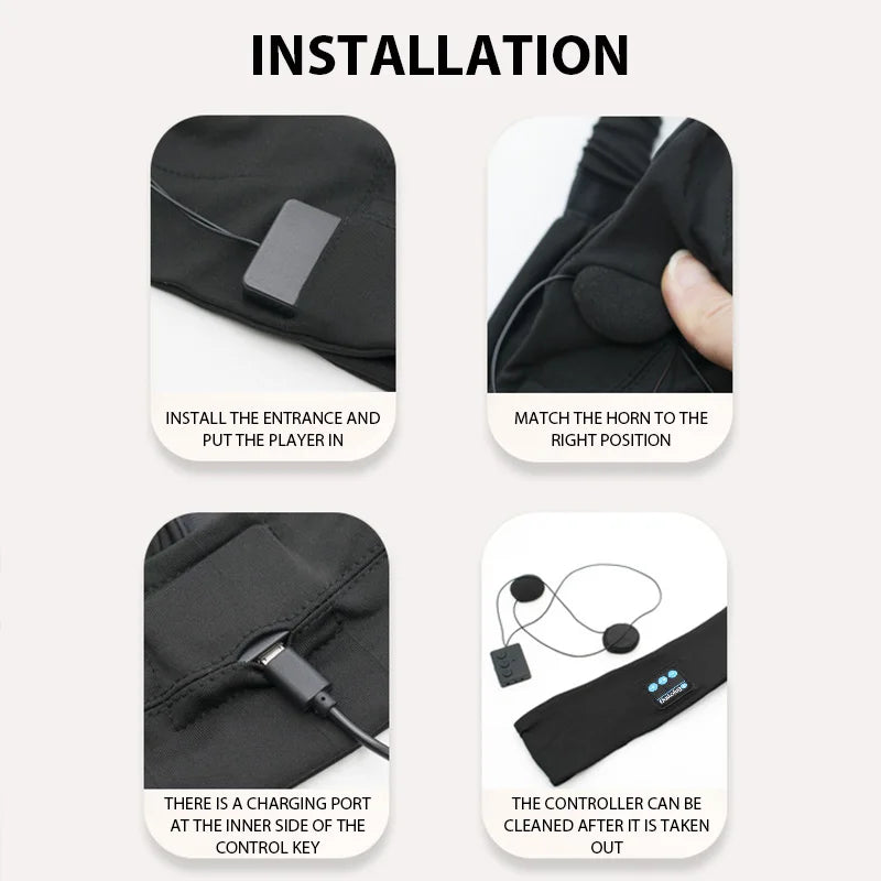 Wireless Bluetooth Headband Earphones