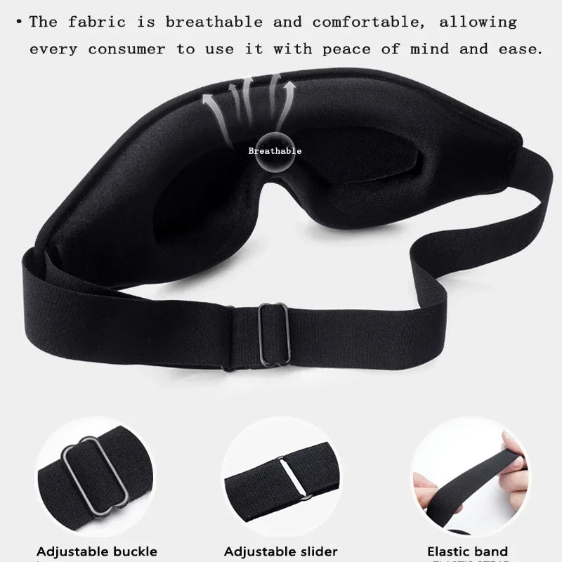 3D Memory Foam Sleep Mask – Eye Cover