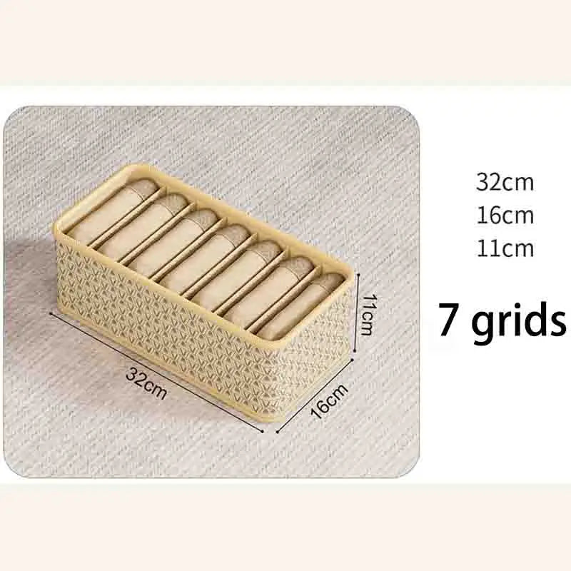Multi-Compartment Underwear Organizer Box