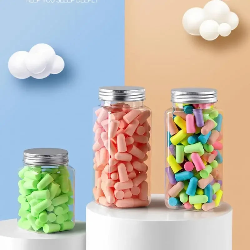 Memory Foam Noise-Reducing Ear Plugs