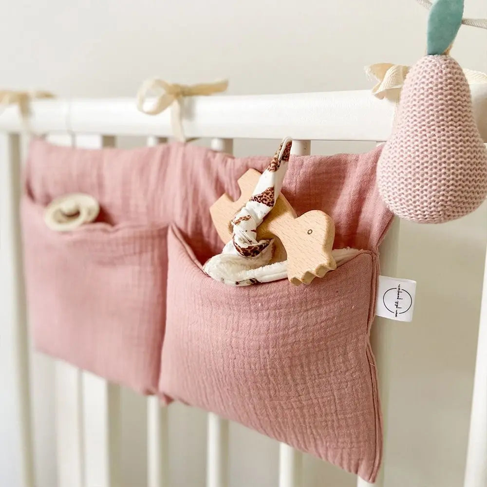 Crib Hanging Diaper Organizer – 2 Pockets