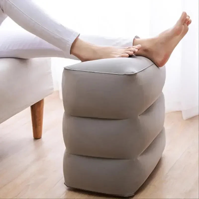 Inflatable Travel Footrest Pillow