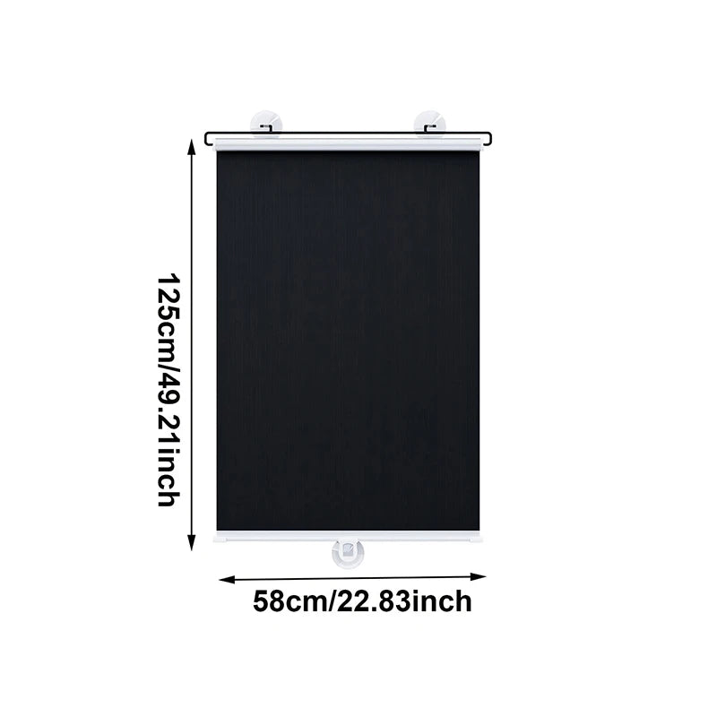 No-Drill Blackout Roller Blind – Window Shade