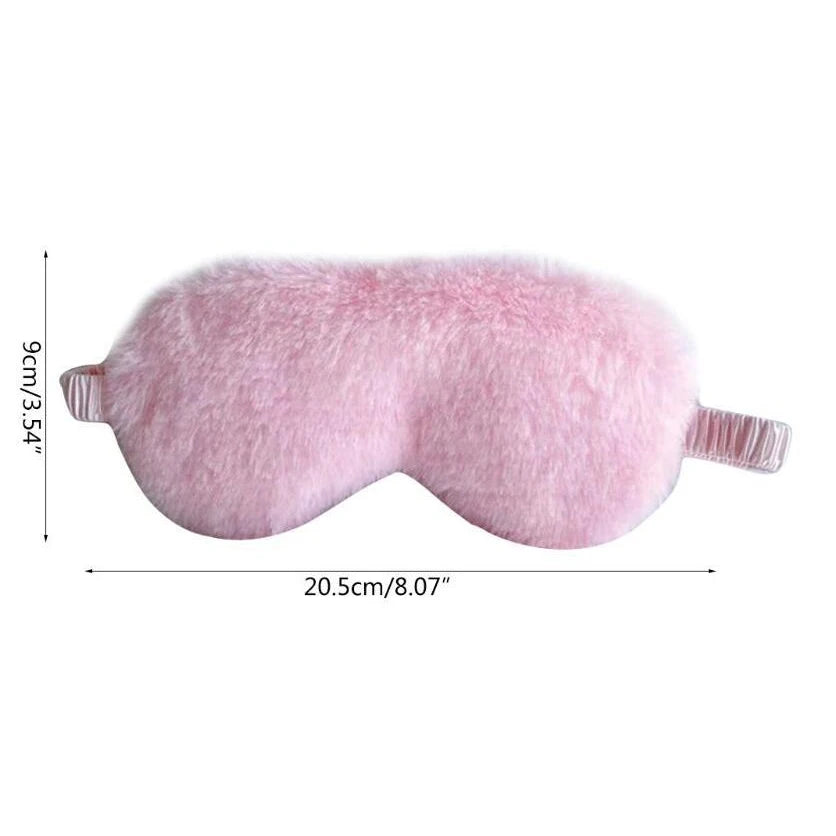 Cute Plush Sleeping Mask – Soft Eye Cover