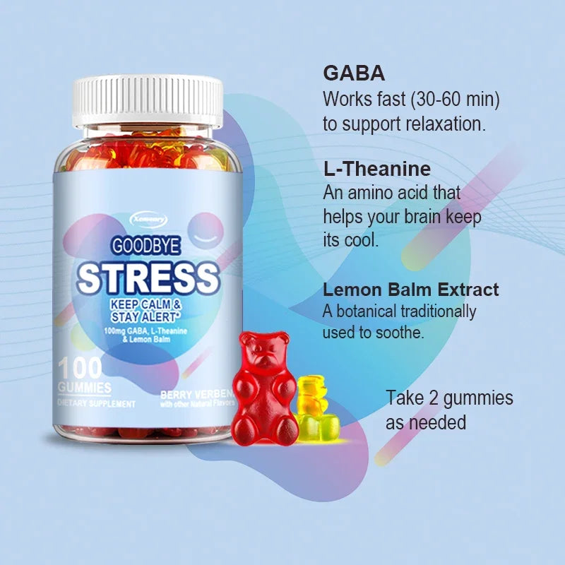 Goodbye Stress Gummies – Relax & Focus