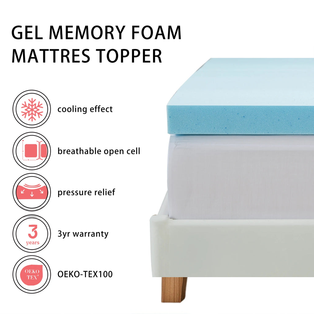 2" Ventilated Memory Foam Topper