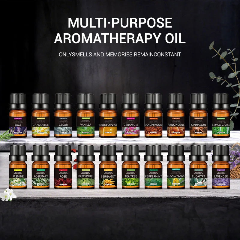 20 Flavors Essential Oils for Diffusers