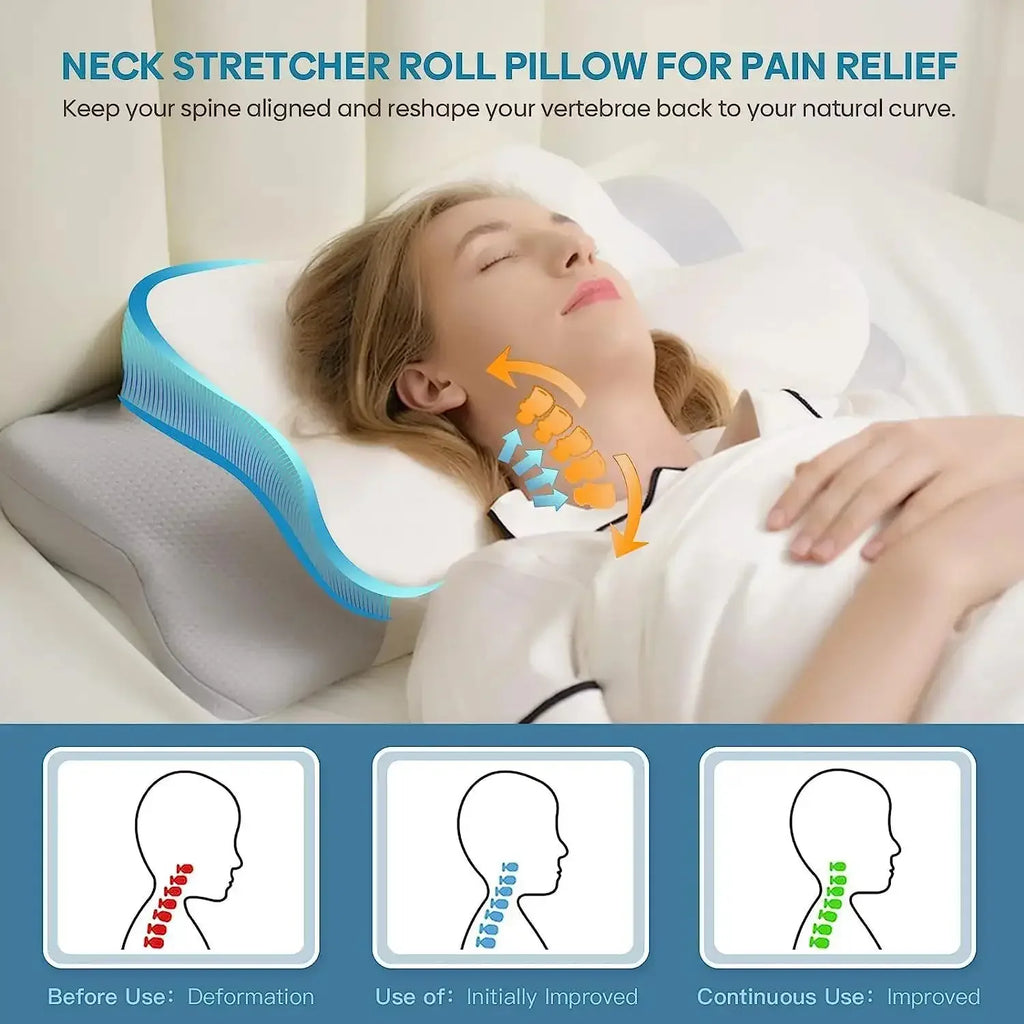 Odorless Memory Foam Cervical Pillow