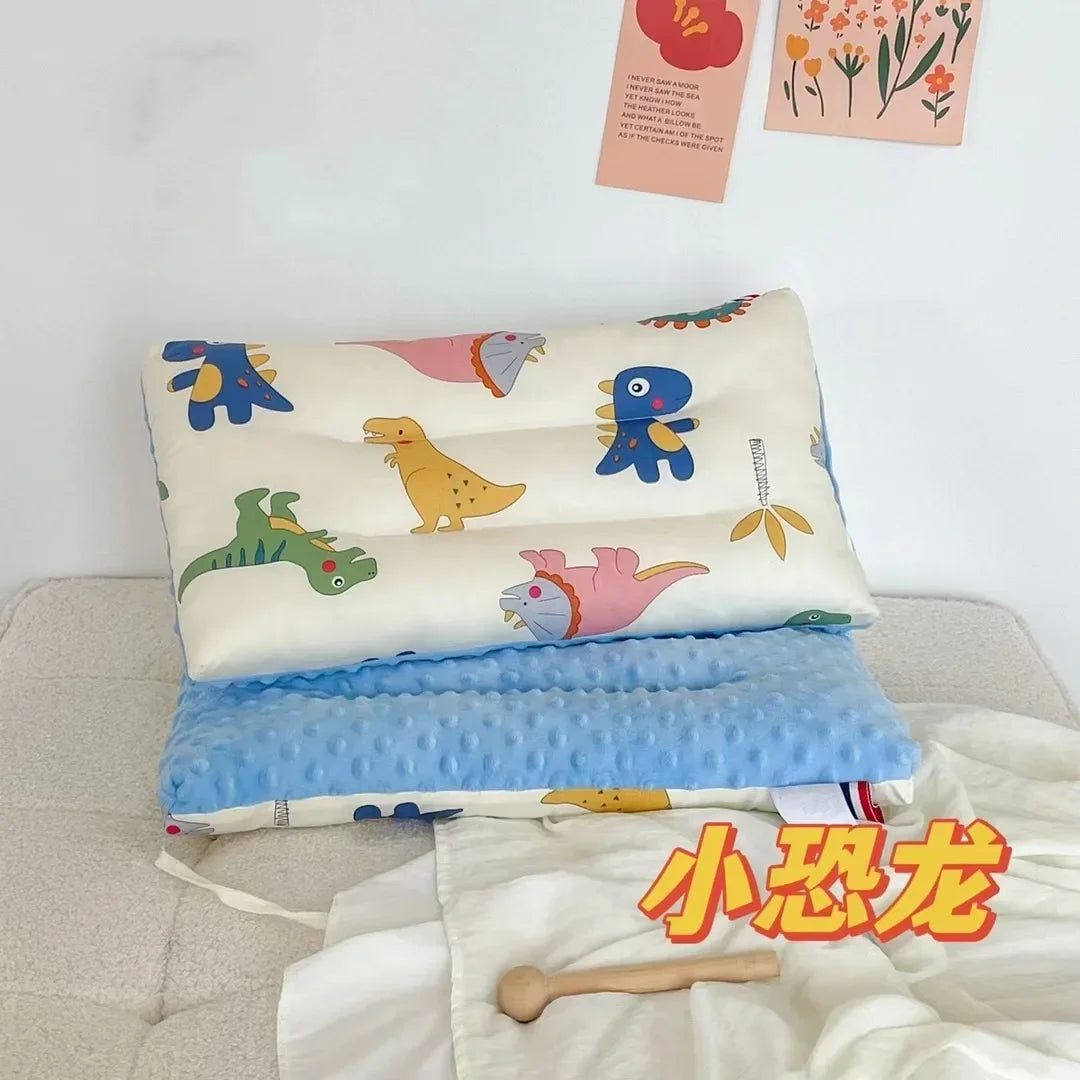 Soft Velvet Baby Sleep Pillow for Newborns