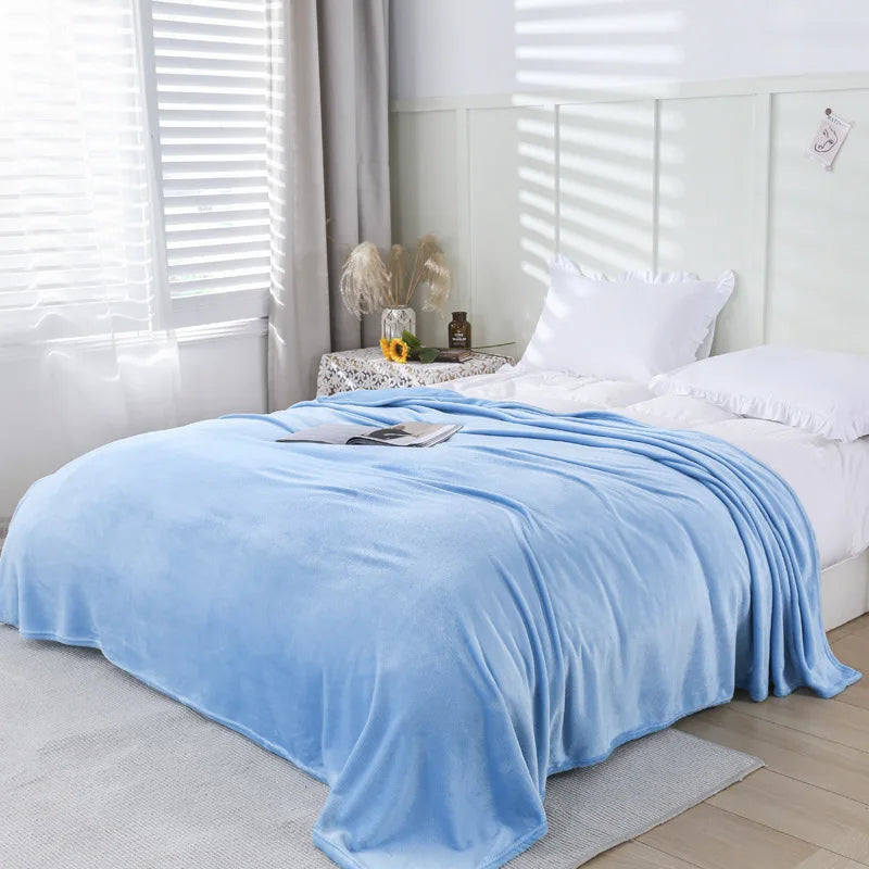 Super Soft Flannel Throw Blanket