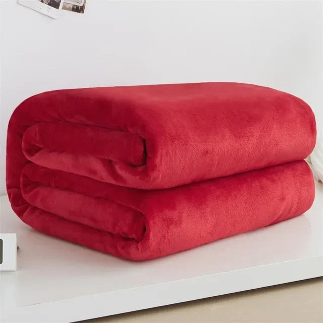 Coral Fleece Lightweight Throw Blanket