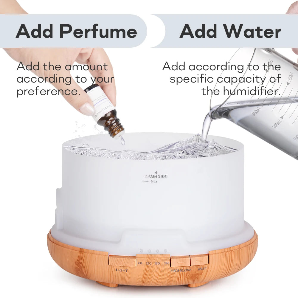Ultrasonic Air Humidifier & Diffuser