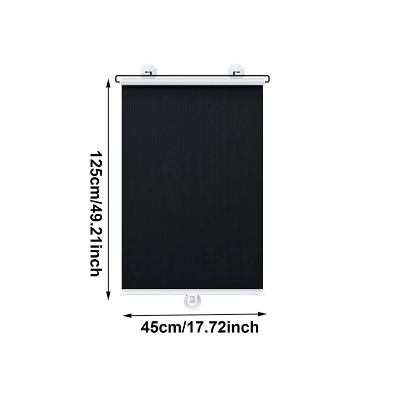 No-Drill Blackout Roller Blind – Window Shade