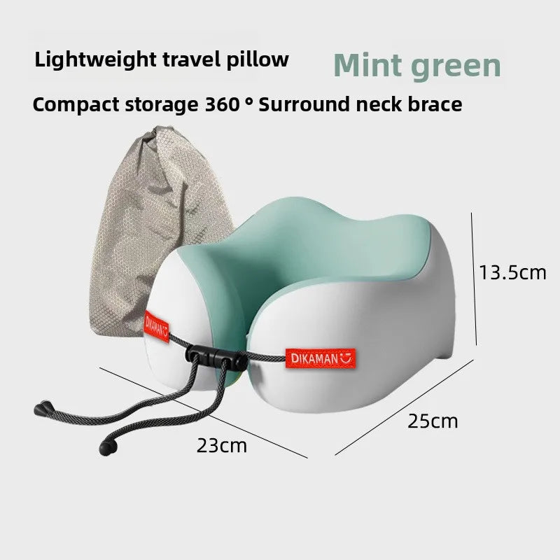 Portable Memory Foam U-Shaped Travel Pillow
