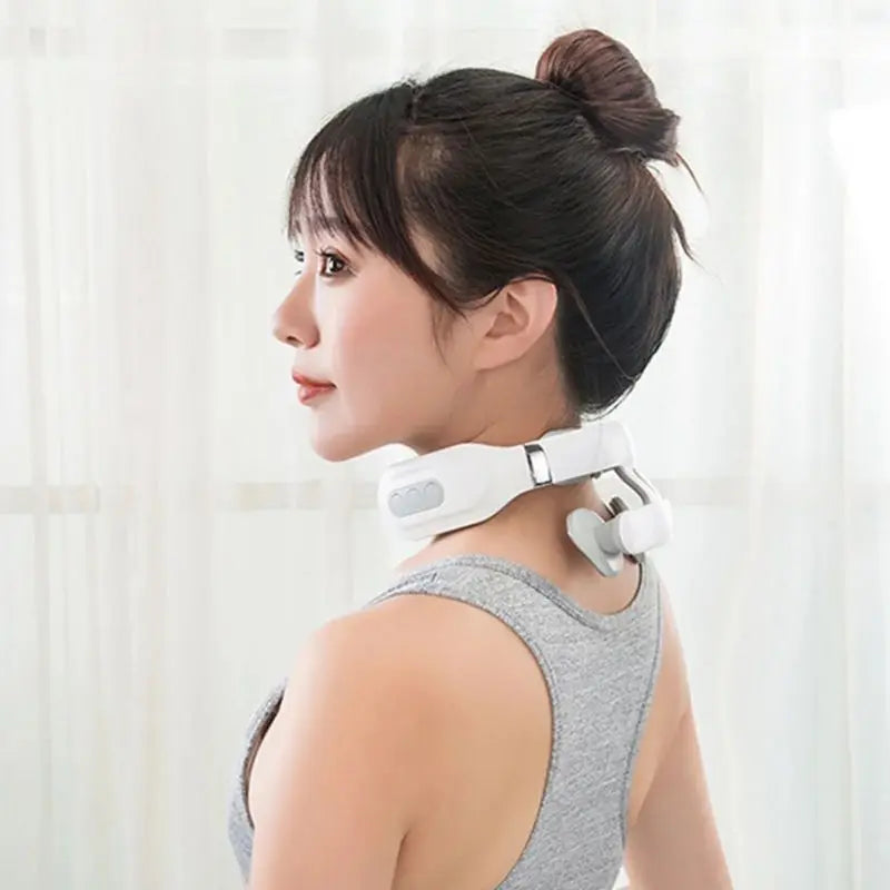 4-Head USB Heated Cervical Neck Massager