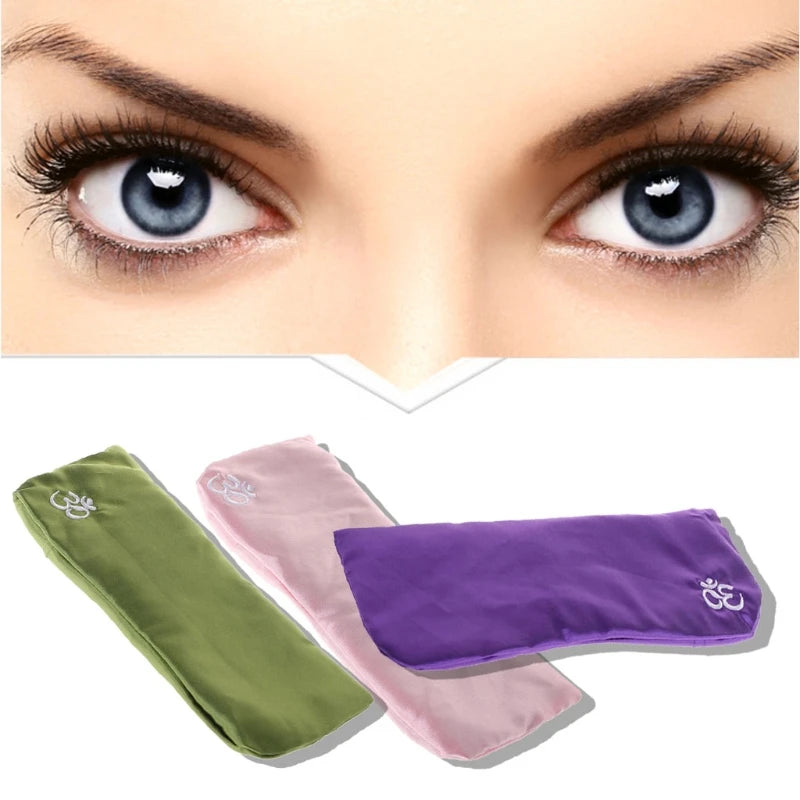 Silk Yoga Eye Pillow with Lavender