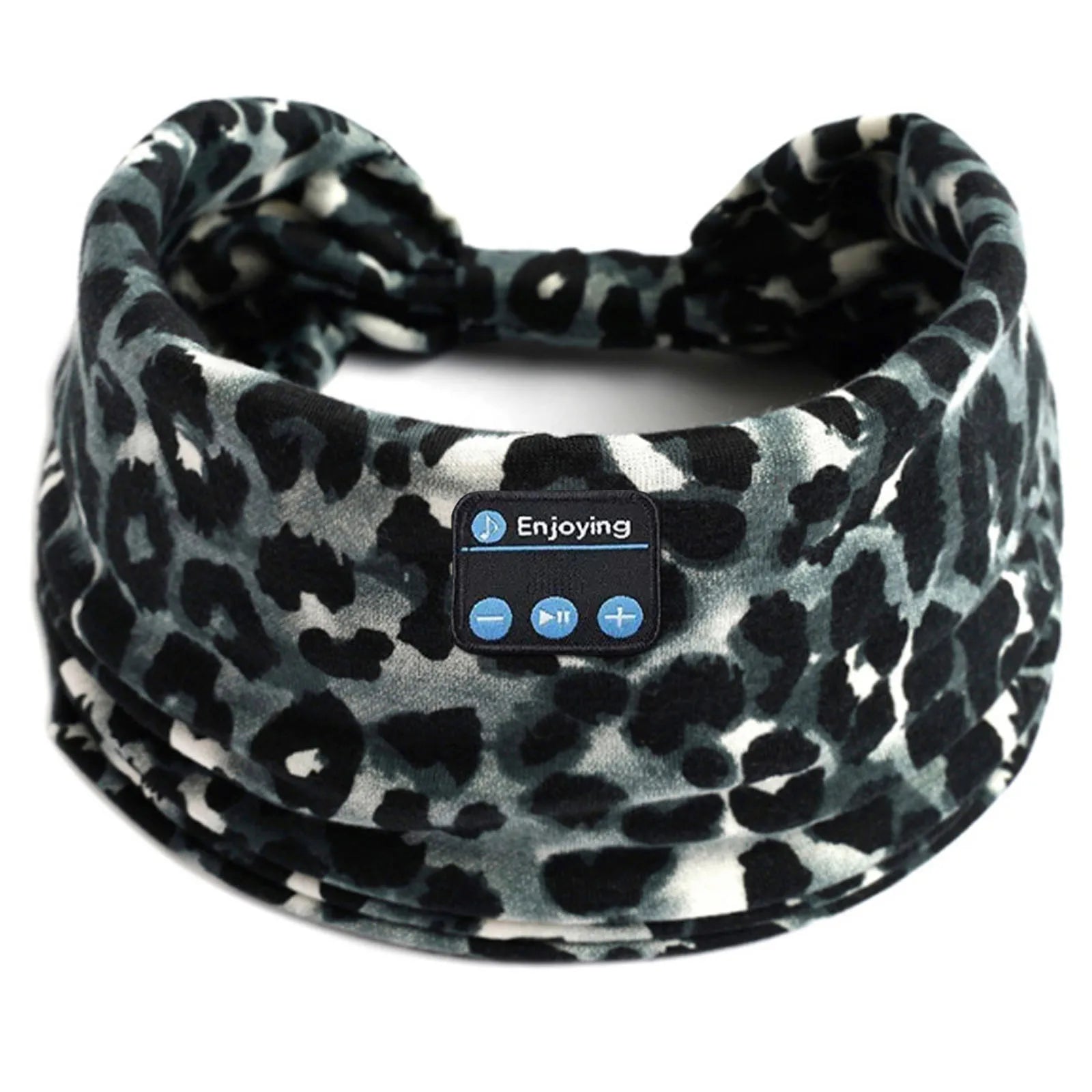 Wireless Leopard Sleep Headband Headphones