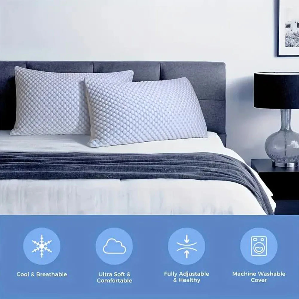 Queen Shredded Memory Foam Pillow