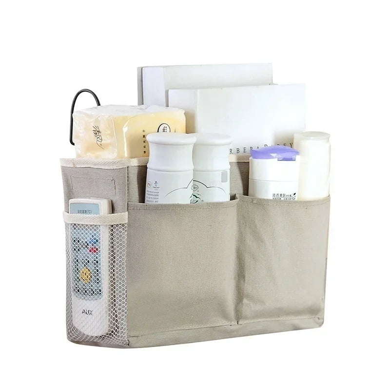 Bedside Hanging Storage Basket with Hooks