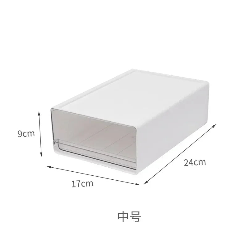 Transparent Drawer Desktop Storage Box