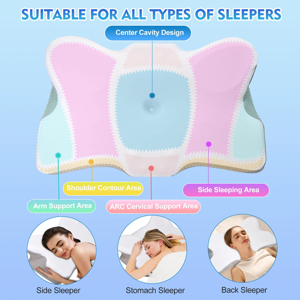Pulatree Orthopedic Memory Foam Pillow