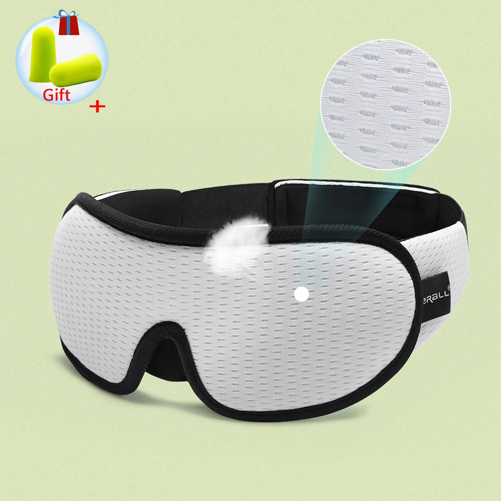 3D Sleep Mask – 100% Blackout Eye Cover