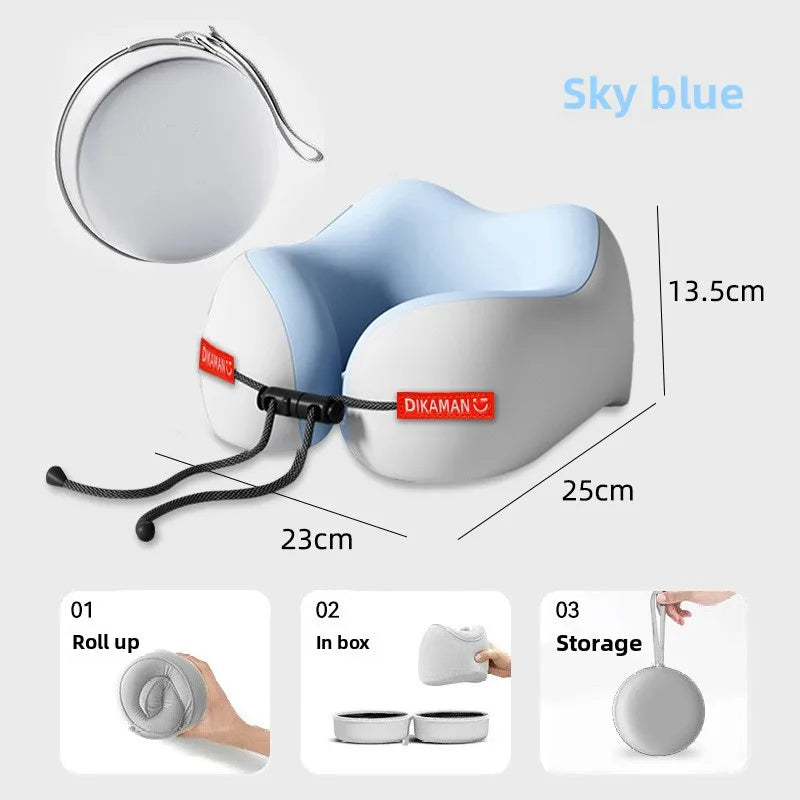 Portable Memory Foam U-Shaped Travel Pillow