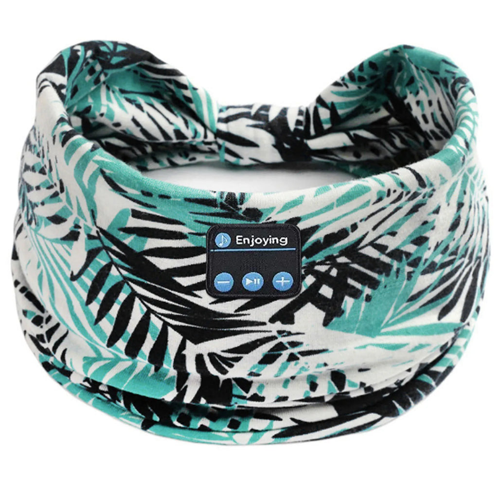 Wireless Leopard Sleep Headband Headphones