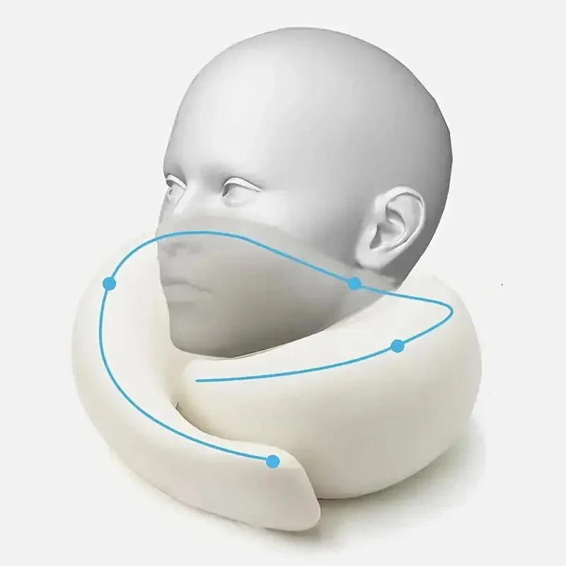 Adjustable Memory Foam Travel Neck Pillow